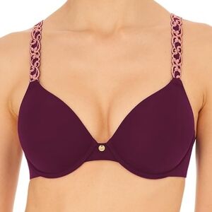 Natori Pure Luxe Full Fit Contour Bra in Plum